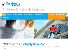 Tablet Screenshot of absolutelyclearco.com